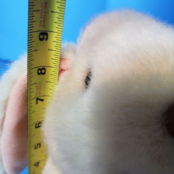 Adorable Vintage Mary Meyer White Bunny Rabbit Hand Puppet Plush Stuffed Animal - Picture 10 of 11